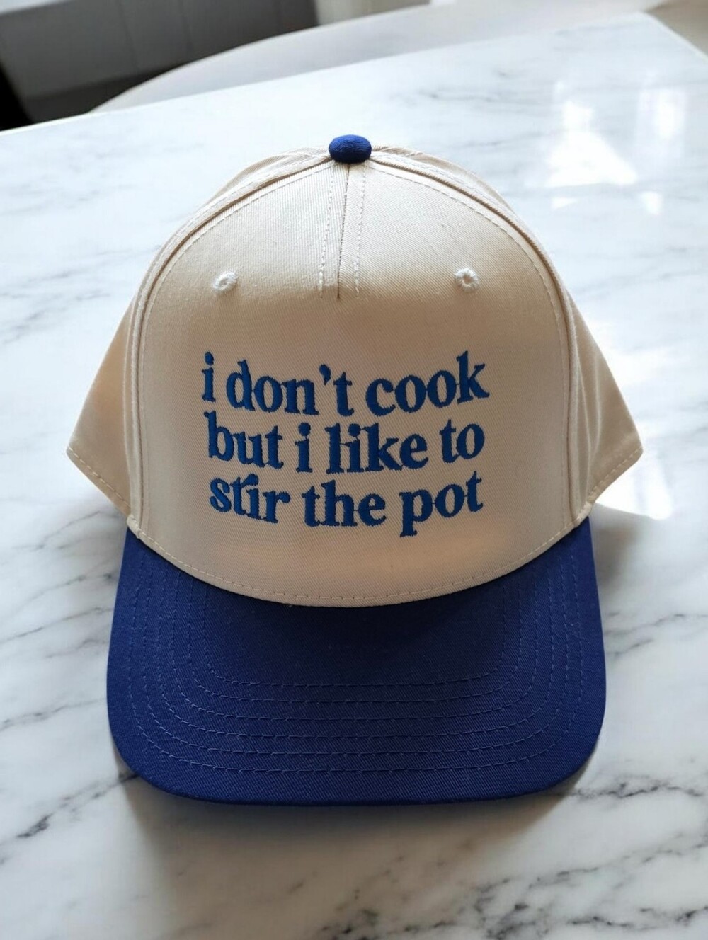 Stir The Pot Embroidered Snapback Hat, OS